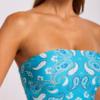 Seafolly Drift Club Bandana DD Bandeau One Piece – Turquoise Sea